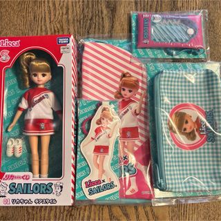 Takara Tomy - 鹿児島甲南高校 リカちゃん ワタルくん キーホルダー