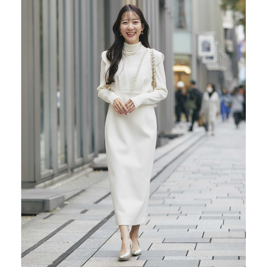 La boutique BonBon - スカラップパールウォームジャンドレの通販 by