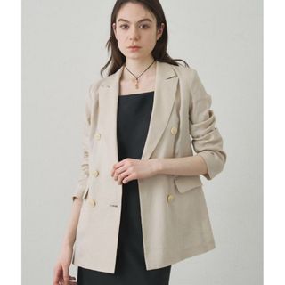 Spick & Span - テーラードカラーショートコート38サイズ ☆ネイビー