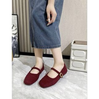 PIPPICHIC - 専用 【PIPPICHIC】SQUARE TOE FLAT SHOESの通販 by