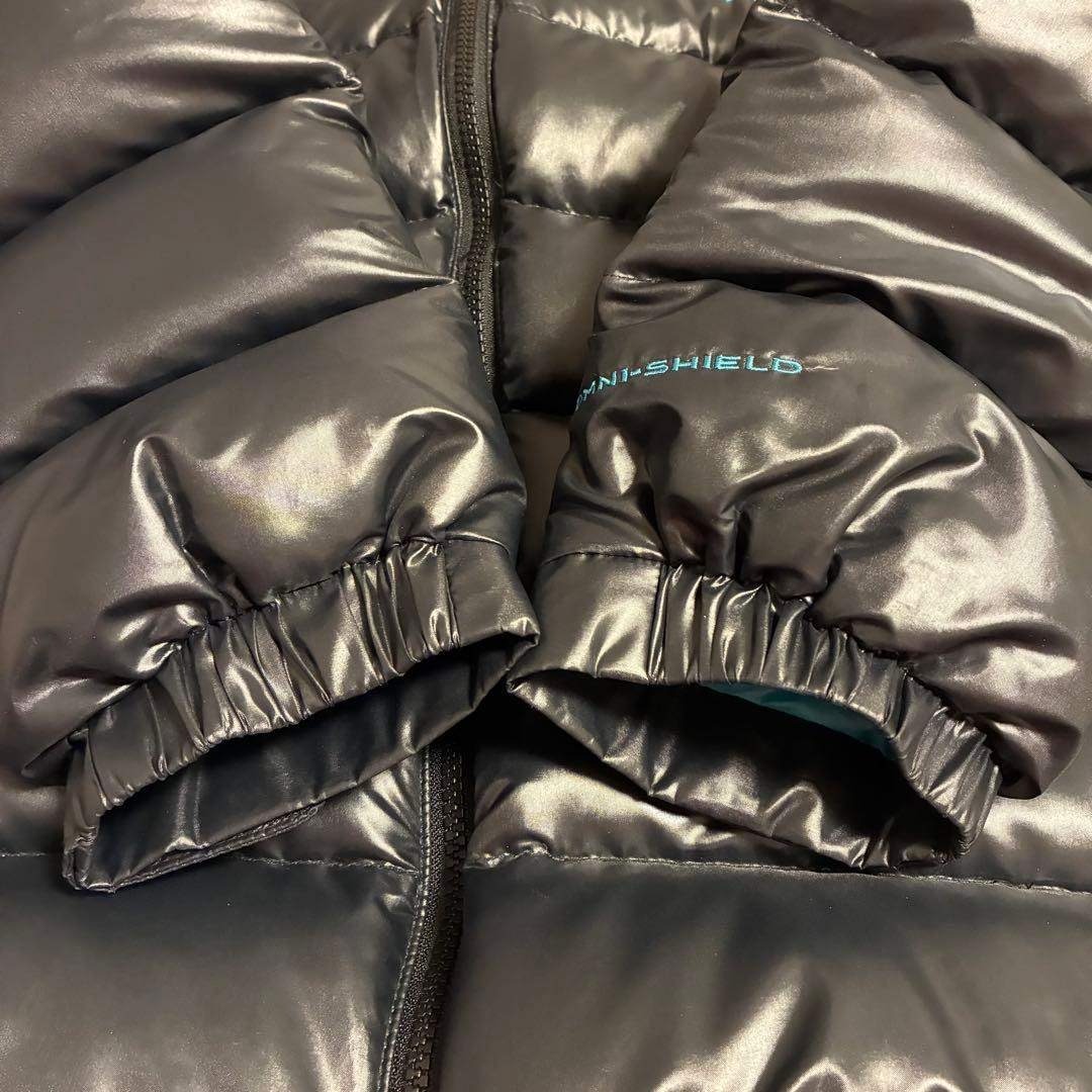 Columbia - Columbia hooded puffer jacket black XLの通販 by 古着屋