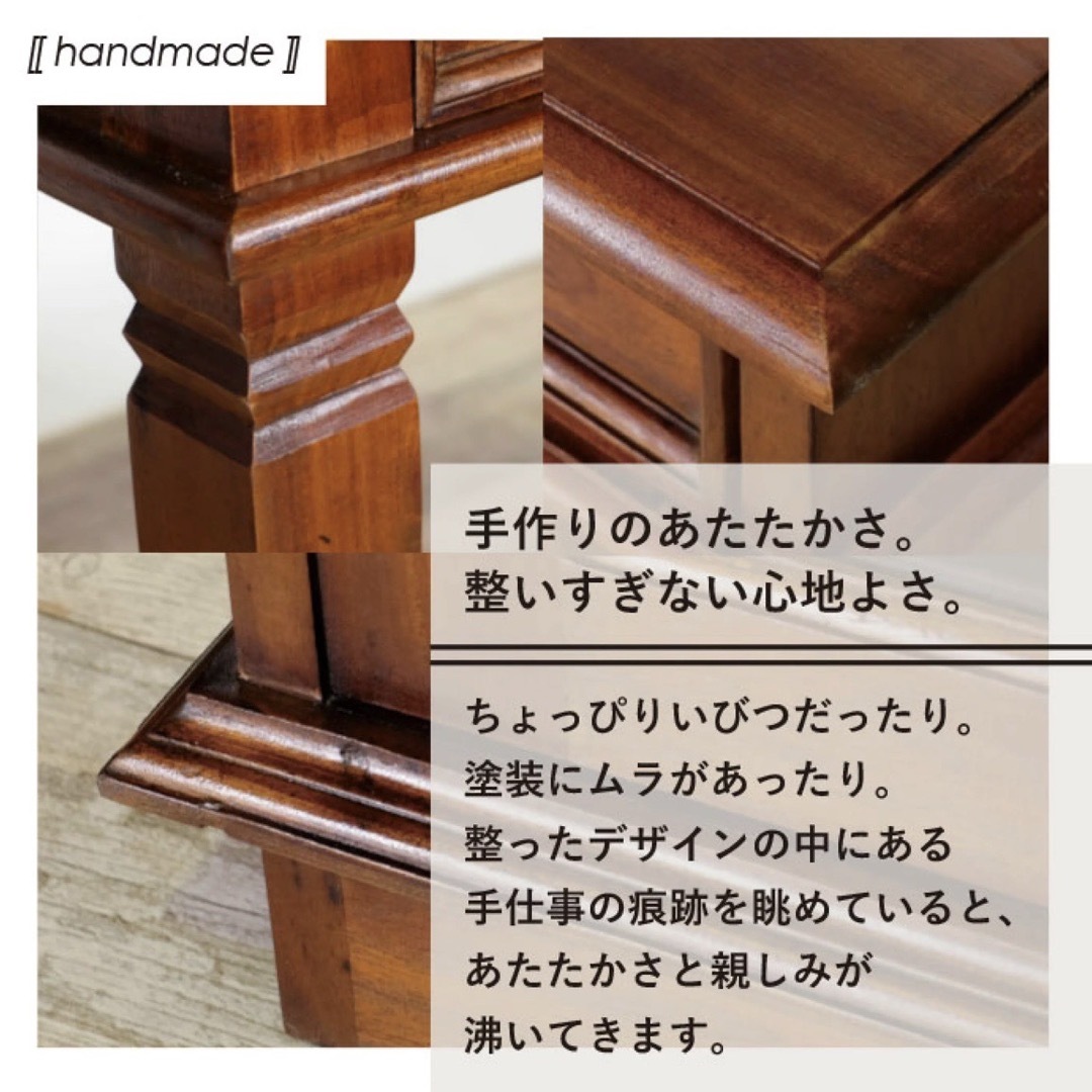 B 新品 アジアン デスク アンティーク カントリー 書斎 カフェ 机