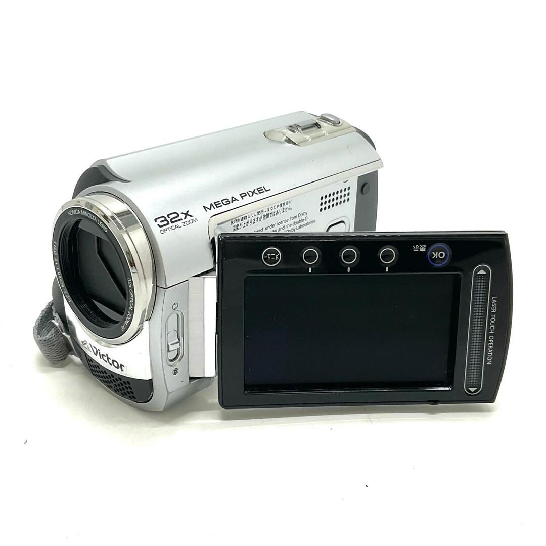 最速発送】Victor JVC Victor JVC Everio GZ-MG330 シルバー【難有】の
