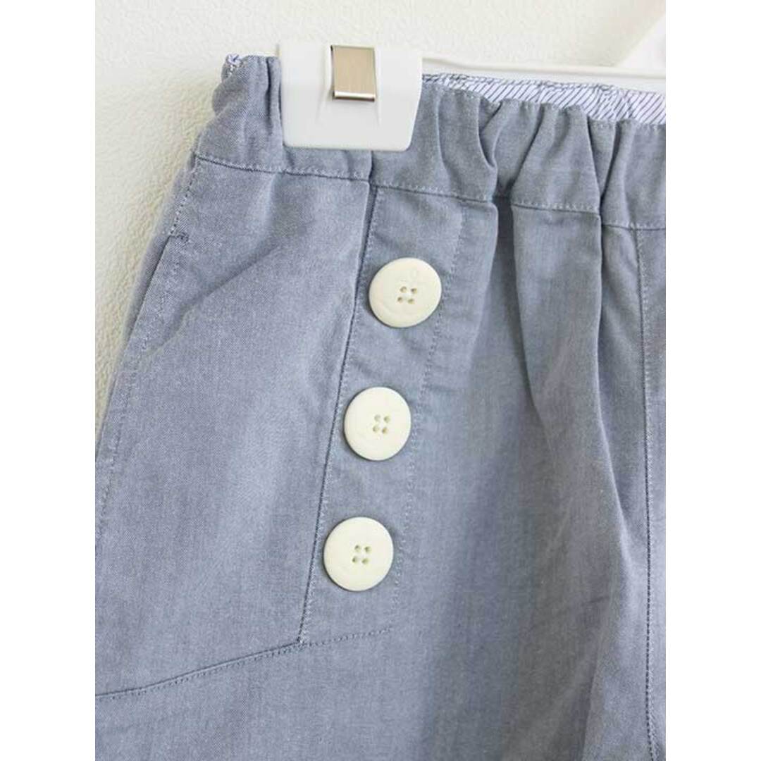 familiar - ファミリア ショートパンツ 140cm キッズ 女児 青【中古