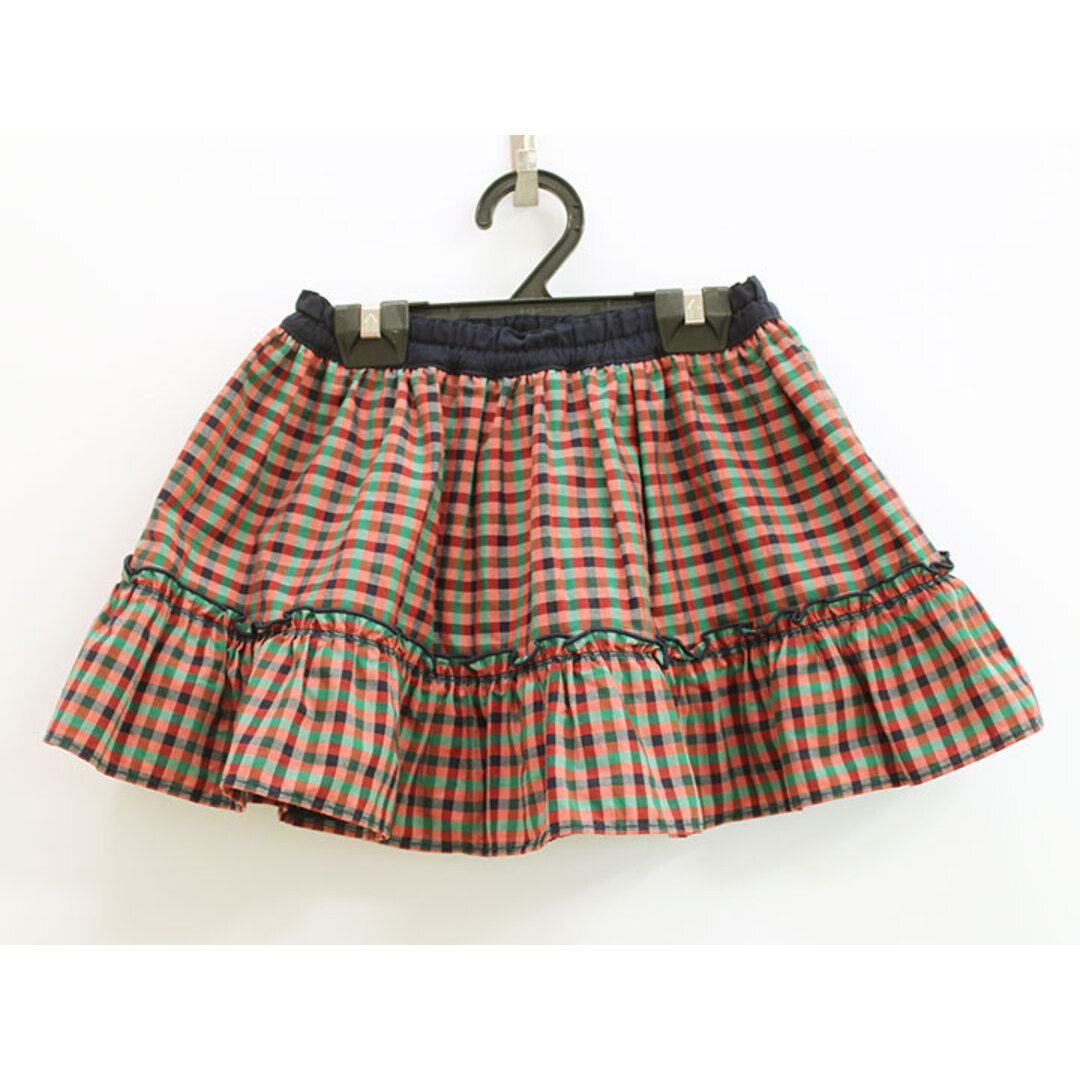 familiar - ファミリア リバーシブルスカート 80cm キッズ 女児 赤系