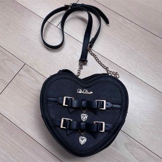 LIZ LISA - LIZLISA リボンビジューハート型バッグの通販 by kinako