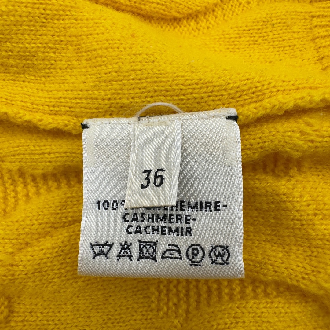 HERMES - エルメス HERMES カシミヤタートルネックニットセーター