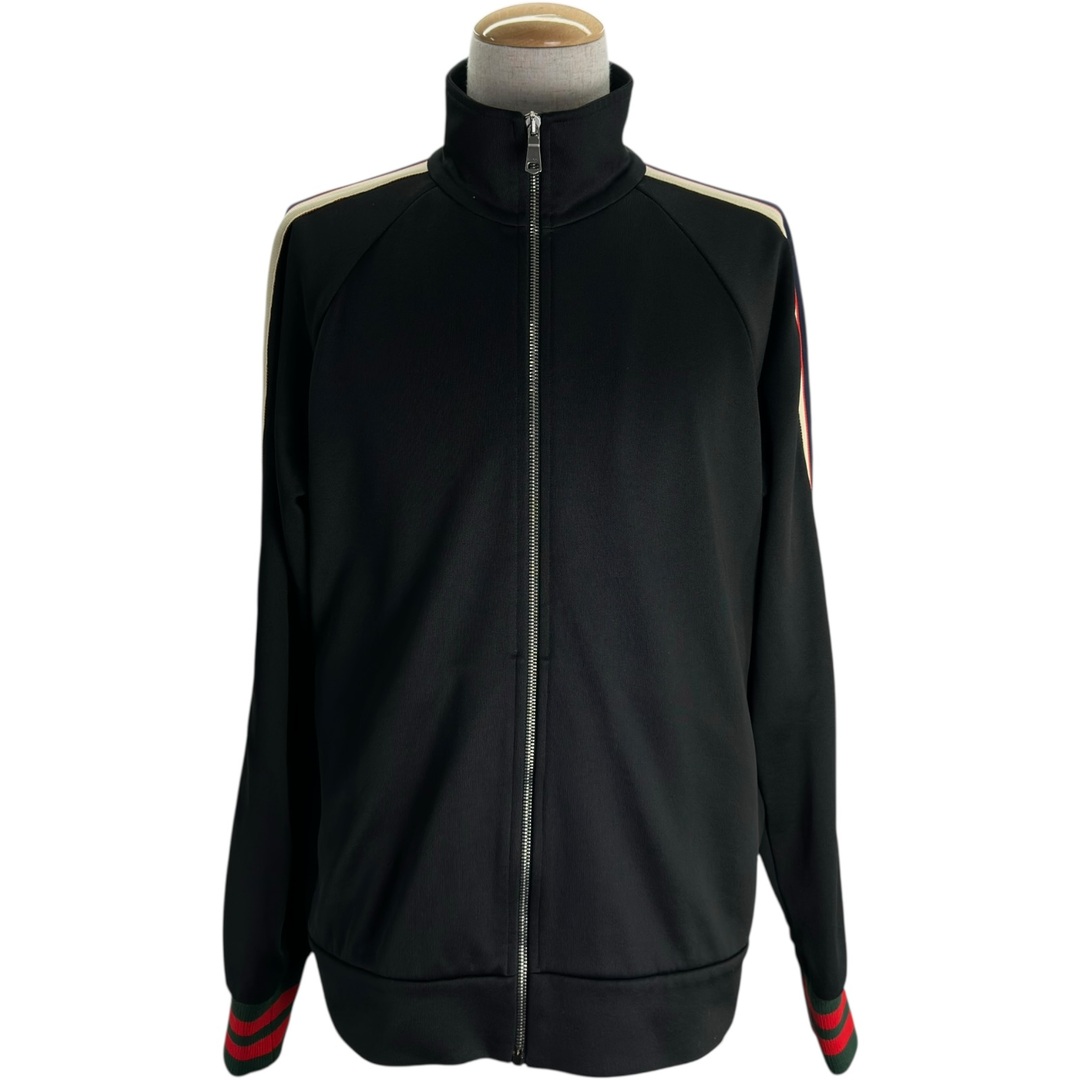 GUCCI - グッチ GUCCI ロゴライントラックジャケット 474634 ブラック