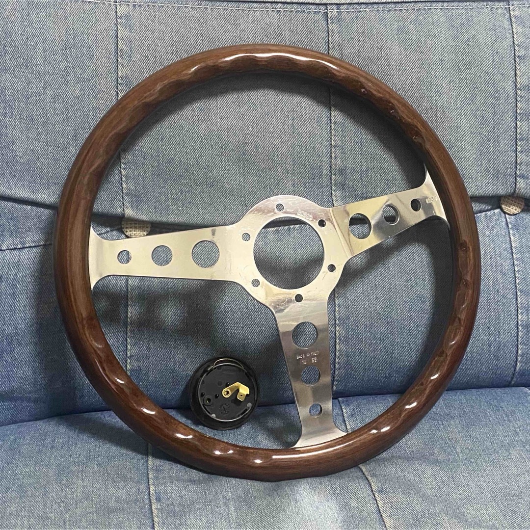 MOMO - MOMO Super INDY ウッドステアリング モモステ 350mm 良好◎の