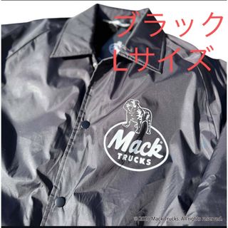 Mack trucks ブラックコーチジャケット マックトラックFJ ブラックの