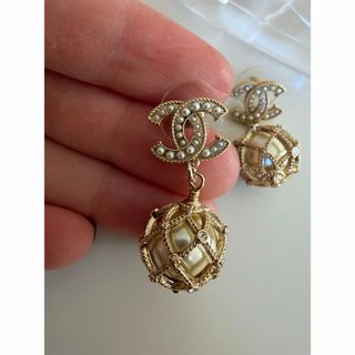 CHANEL - シャネル CHANEL ココクラッシュ ピアス K18 PG ピンク