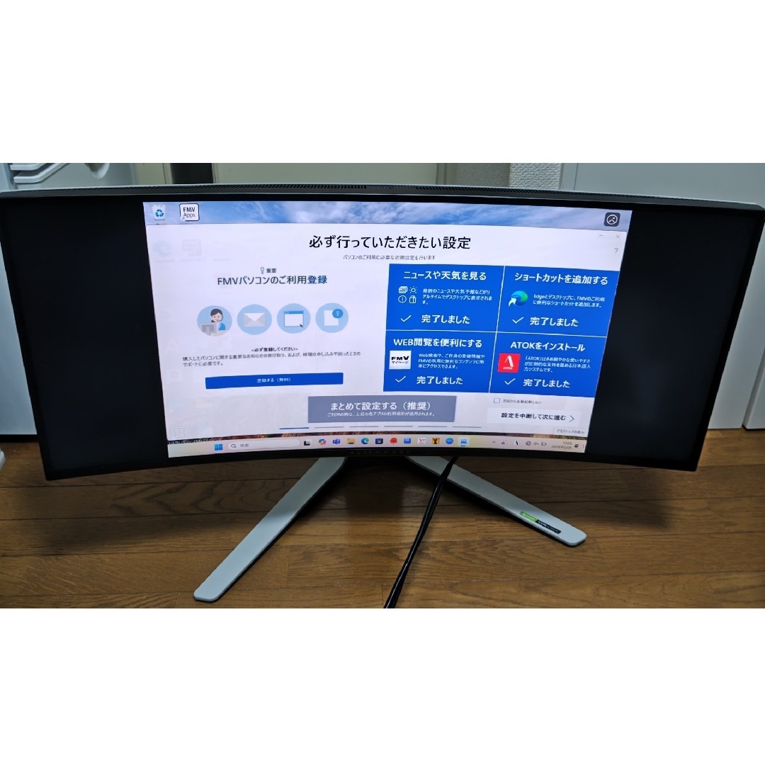 DELL - ALIENWARE AW3821DW 曲面ゲーミングモニター G-SYNCの通販 by