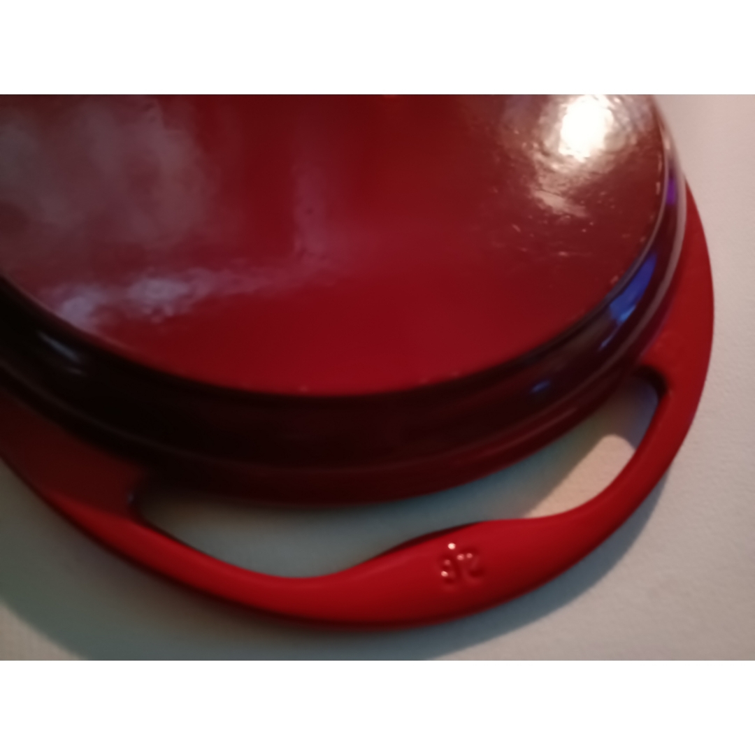 LE CREUSET - 【ル・クルーゼ】ラウンドグリル 26cm チェリーレッドの