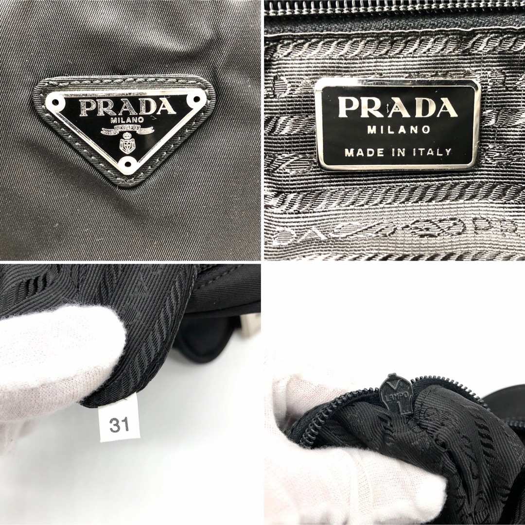 PRADA - ✨美品・ギャランティ付✨プラダ ハンドバッグ 三角ロゴ