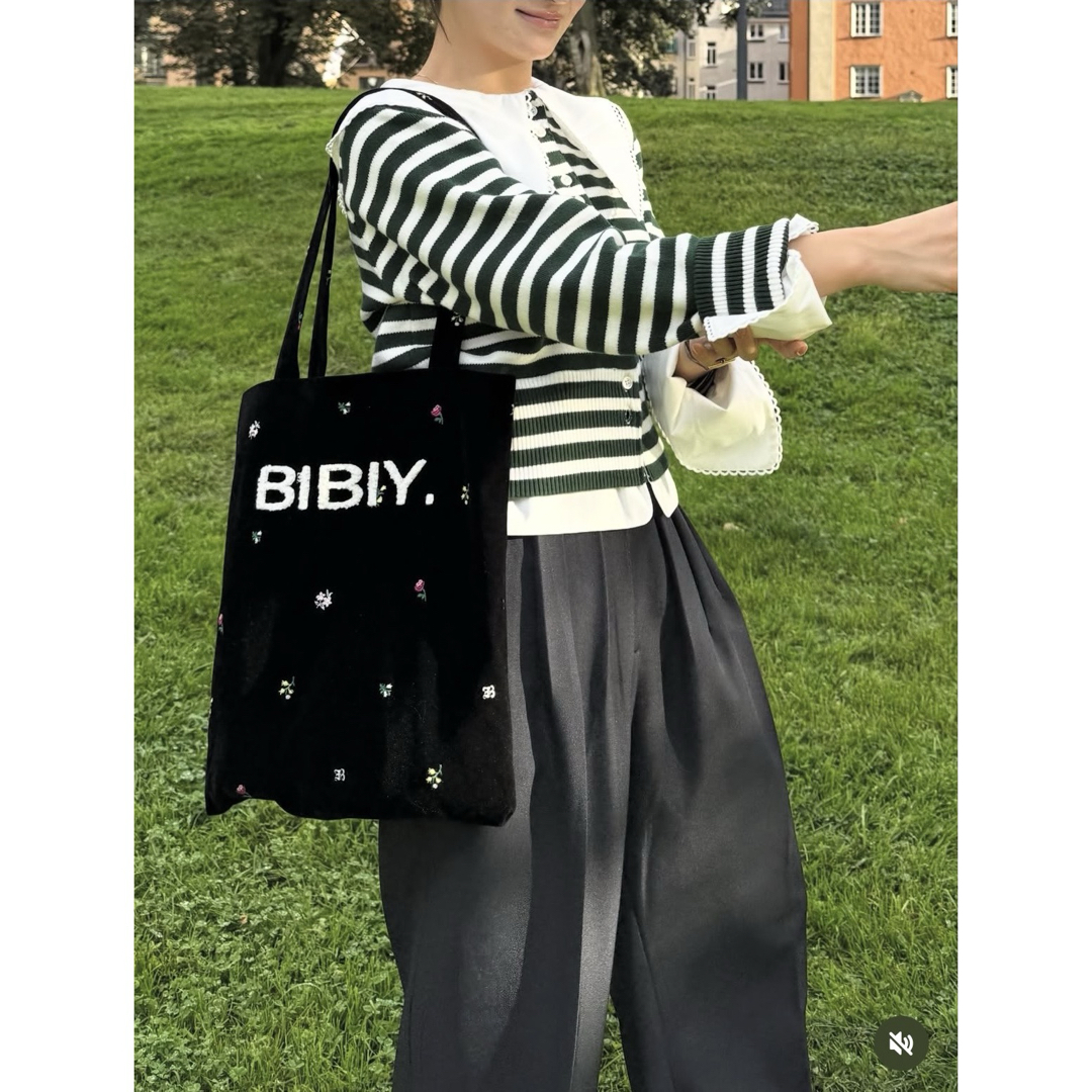 新品未使用】Bibiy. ボーダー長袖カーディガンの通販 by moshiii♪｜ラクマ