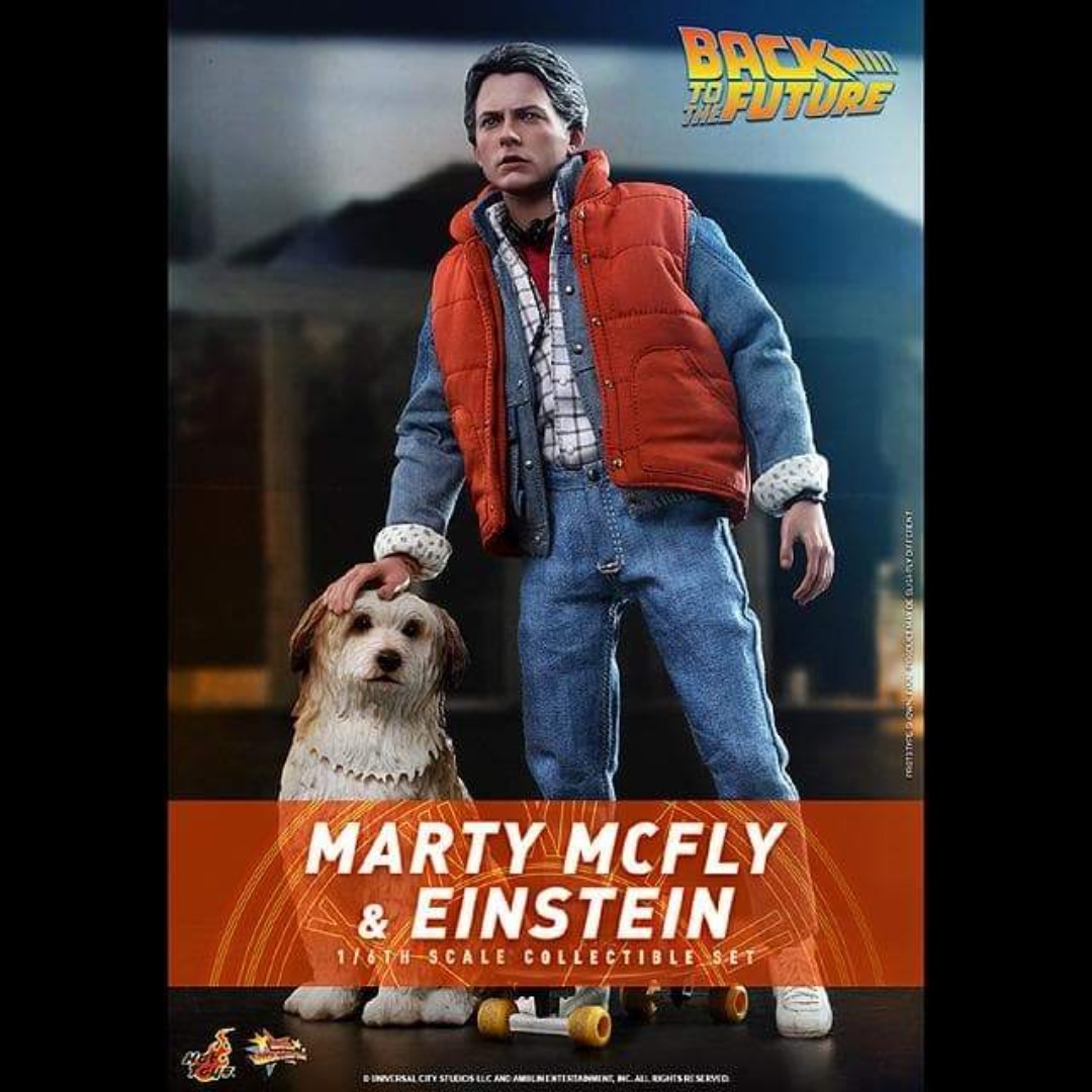Hot Toys - 未開封 マーティ＆アインシュタイン バック・トゥ・ザ