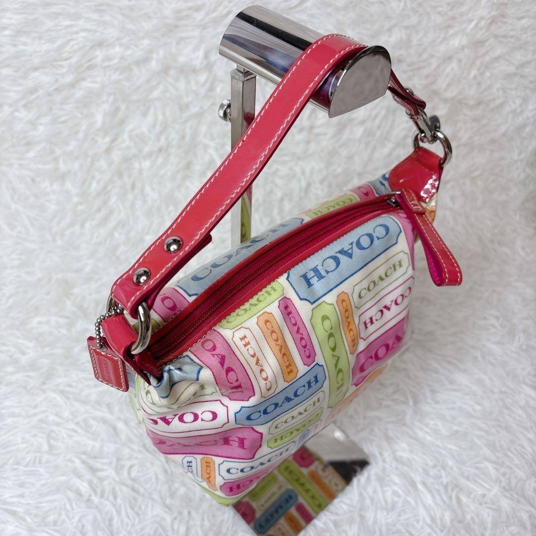 COACH Accessory Pouch pastel patchwork