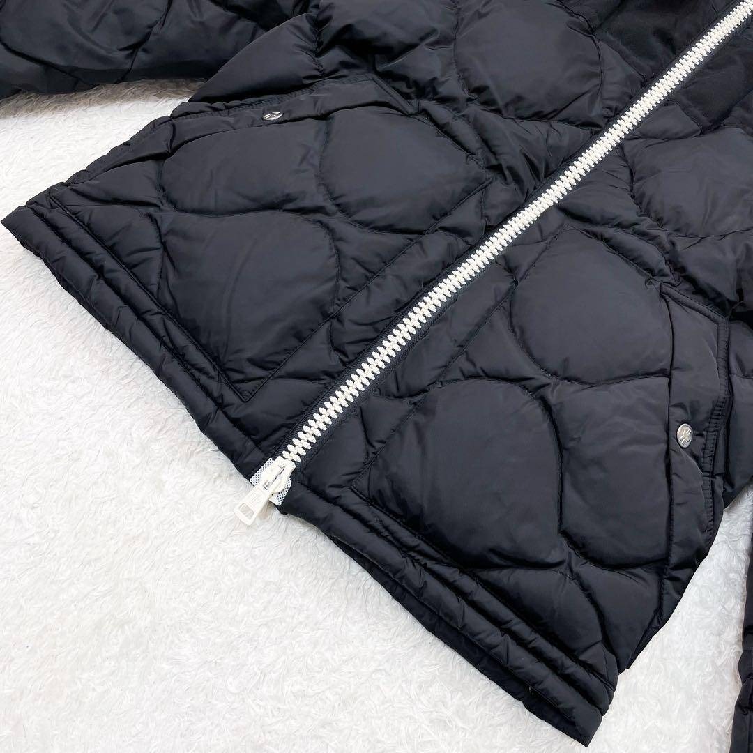 MONCLER - 極美品 MONCLER モンクレール 2WAY ダウンジャケット 黒 Lの