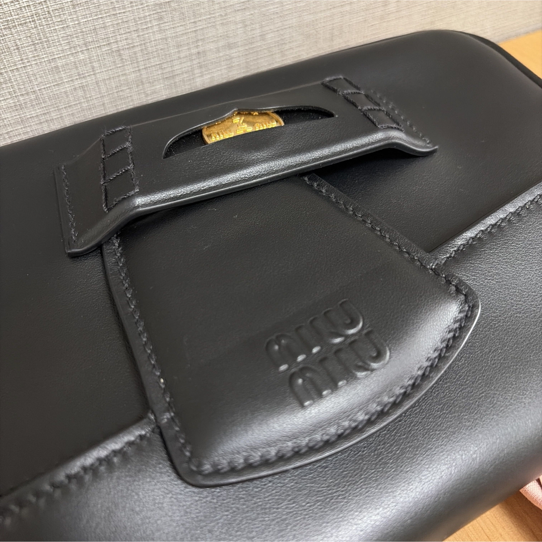 MIU MIU - miu miu ペニーバッグ 黒 保存袋付きの通販 by Hello's shop