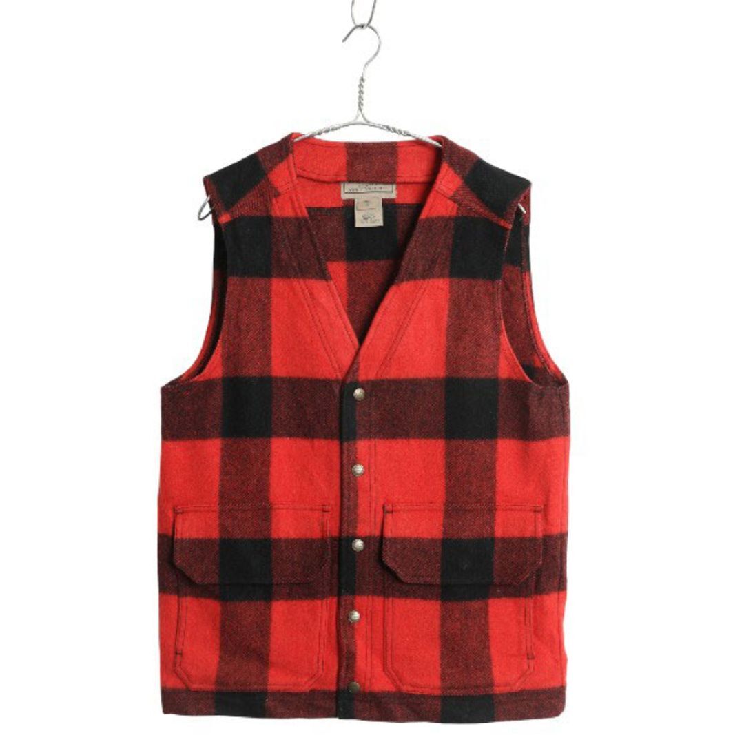 L.L.Bean - エルエルビーン ウール ベスト メンズ S / ブロック