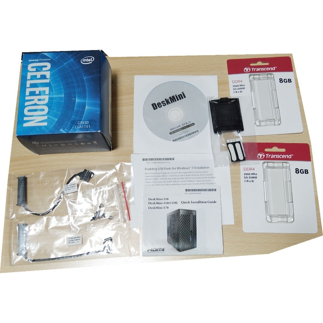 Desk Mini 110 メモリ16GB CPU 無線キーボード・マウス付き