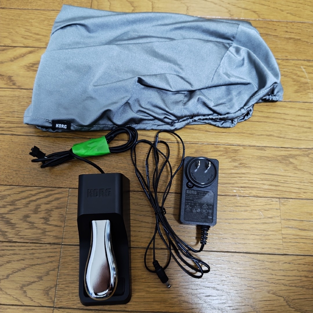 KORG - 【付属品完備】KORG B1 電子ピアノ 純正ペダル・譜面台・カバー