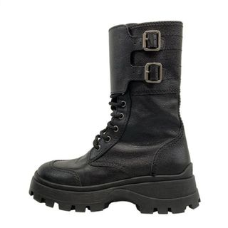 MIU MIU - 美品 miumiu ミュウミュウ パテント ロングブーツの通販 by