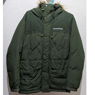 mont bell（ダウンジャケット ・ グリーン・カーキ/緑色系）のフリマ