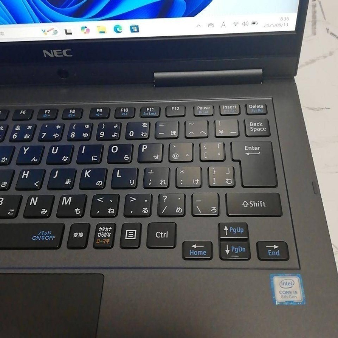 バッテリー絶好調！タッチスクリーン対応 NEC 8GB SSD256GB 管理D