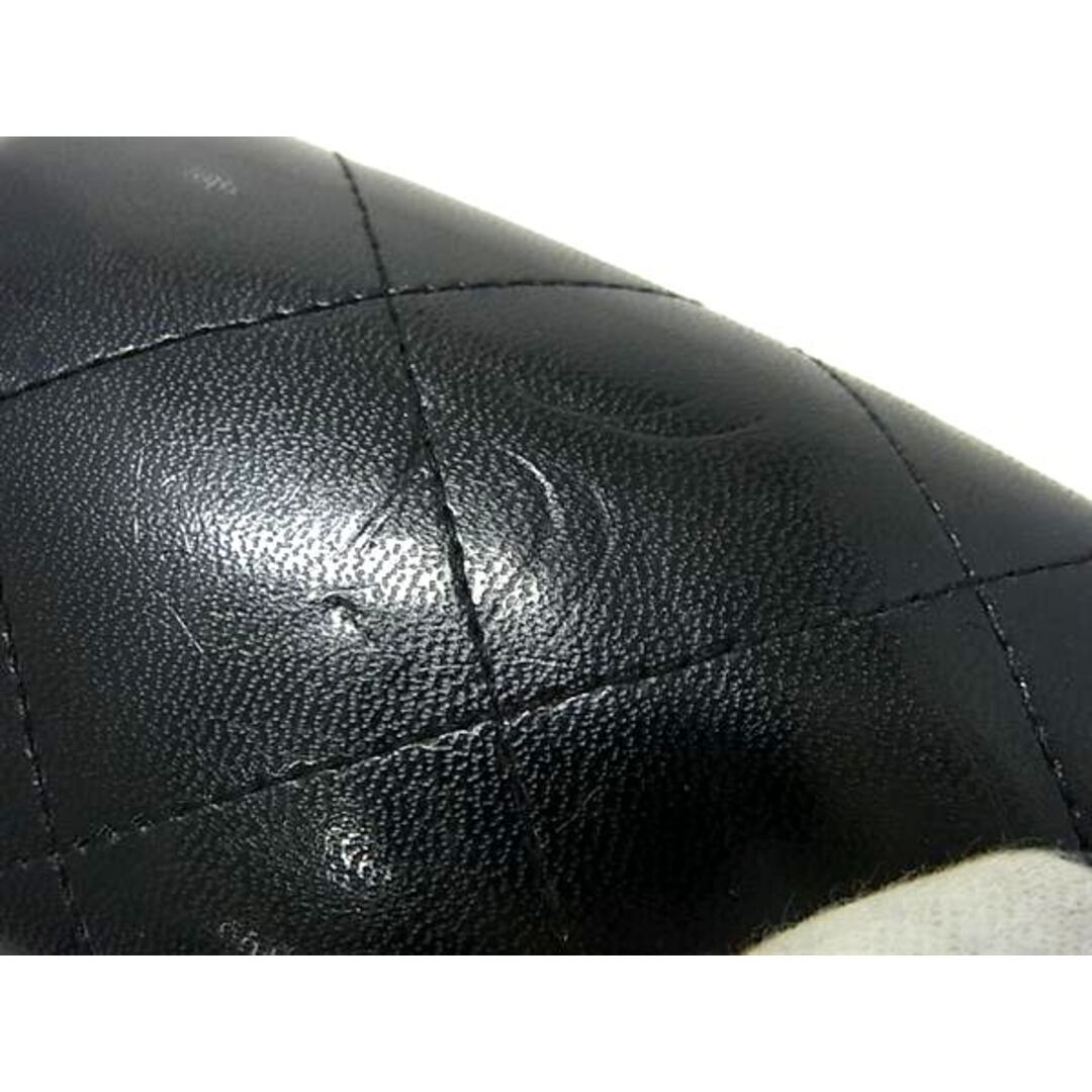 CHANEL - CHANEL シャネル ココマーク マトラッセ レザー メガネケース