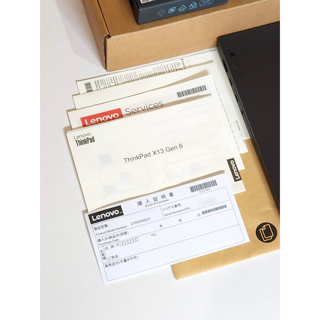 Lenovo - ほぼ新品 Lenovo レノボ ThinkPad X13 Gen6 16 256の通販 by