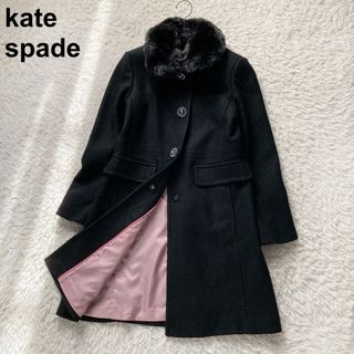 kate spade NEW YORK - 新品 ケイトスペード コート アウター ブラック