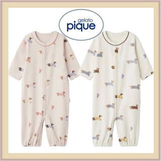 gelato pique - 新品 ジェラートピケ 恐竜 ロンパース 90 100 未使用の