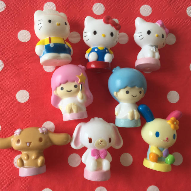 サンリオ 指人形サイズ ハローキティ ウサハナ キキララなどの通販 by