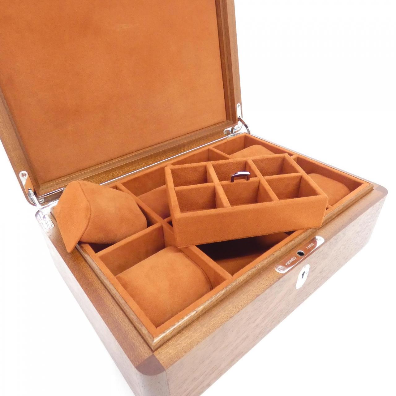 HERMES 収納ケース 時計 ジュエリー ボックス 小物入れ エルメス箱