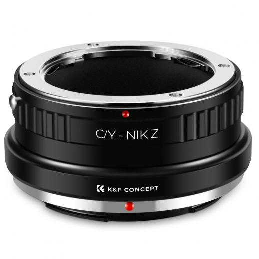 Contax Yashica CY Mount Lens to Nikon Z6 Z7 Camera K&F Concept