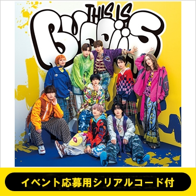 イベント応募用シリアルコード付》THIS IS BUDDiiS（通常盤）【全額内