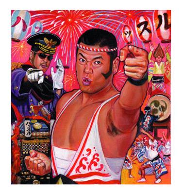 小川直也 村上和成 直筆サイン色紙 小川直也 村上和成 直筆サイン色紙