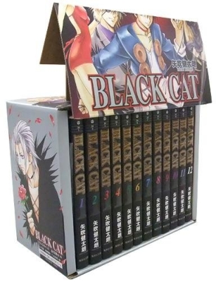 BLACK CAT 全12巻セット ケース付き 集英社文庫コミック版 : 矢吹