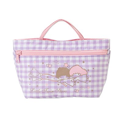 リトルツインスターズ バッグインポーチ(ギンガム) : サンリオ