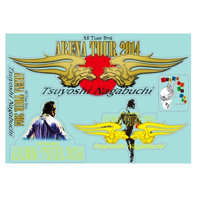 A3ステッカー/ All Time Best ARENA TOUR 2014 長渕剛 : 長渕 剛