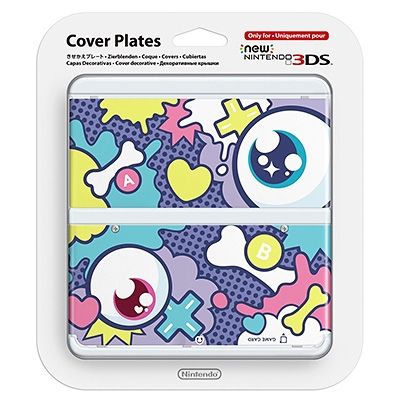 Newニンテンドー3DS きせかえプレート No.052 きゃりーコラボ 目玉