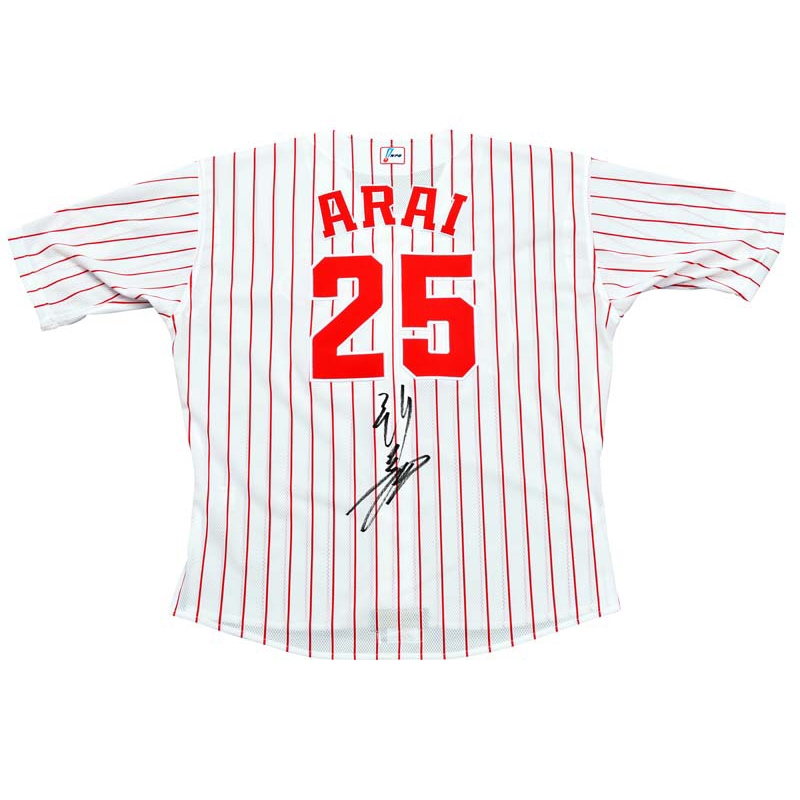 広島東洋カープ 新井貴浩選手 “2005 本塁打王” 直筆サイン入り 復刻