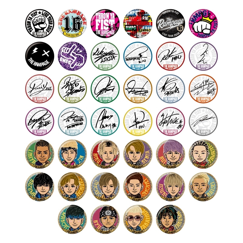 缶バッジ 全40種（ブラインドパッケージ） : THE RAMPAGE from EXILE