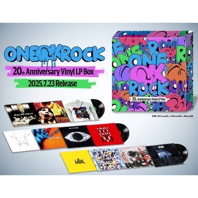ONE OK ROCK 20th Anniversary Vinyl LP Box (11枚組アナログレコード