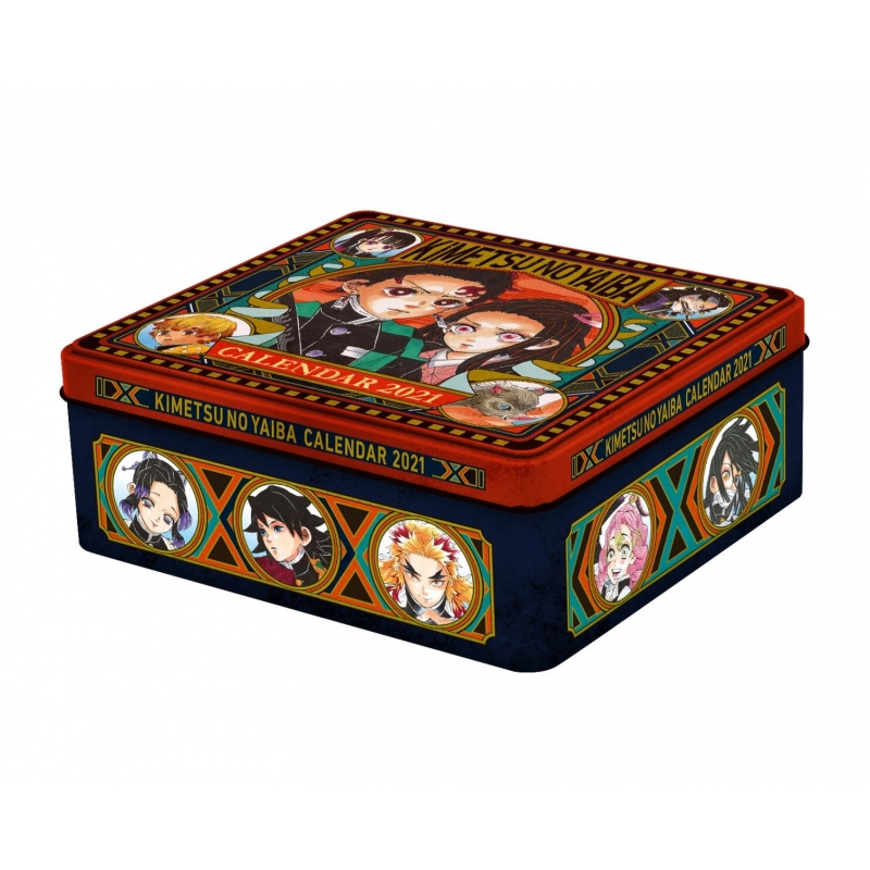 鬼滅の刃 コミックカレンダー2021 特製缶入り 日めくりカレンダー : 吾