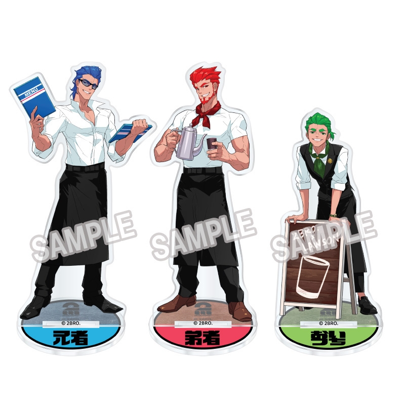 2BRO. ローソンコラボ アクリルスタンドAセット 2BRO.アクリルスタンド