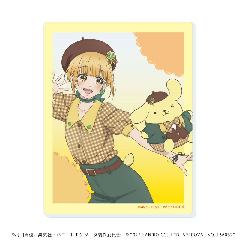 全種セット】アクリルカード（全6種）/ ハニーレモンソーダ×サンリオ