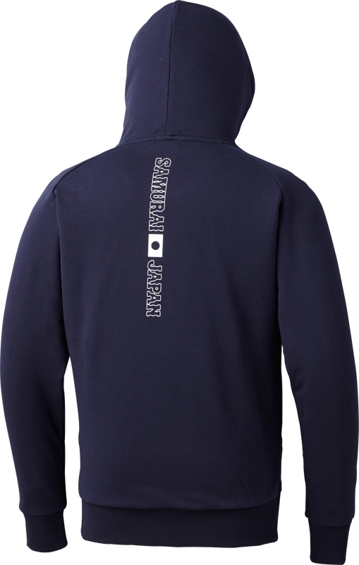 スウェットパーカー ネイビー Sサイズ 侍JAPAN オフィシャルグッズ