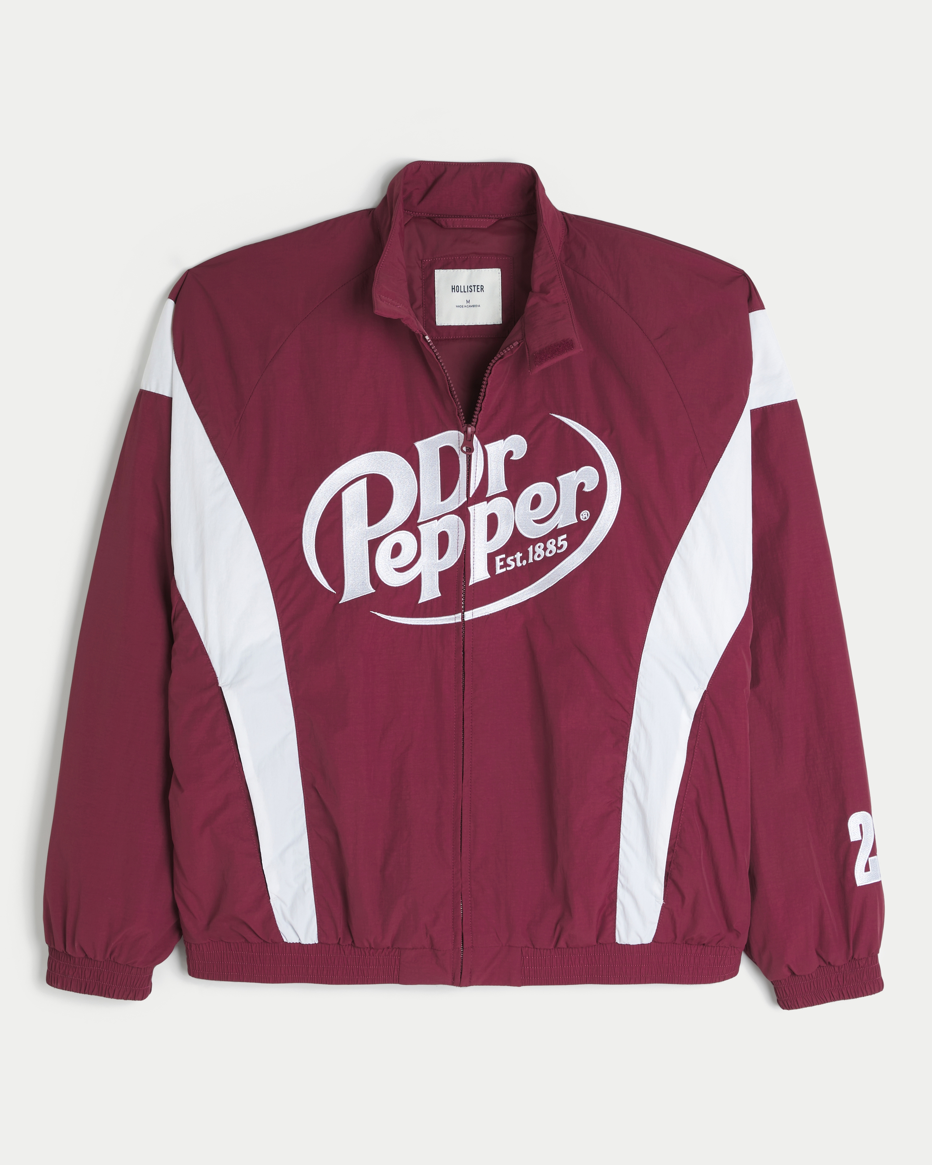 Hollister Dr Pepper Graphic Racing Jacket at Hamilton Place in